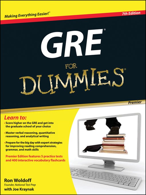 Cover of GRE For Dummies